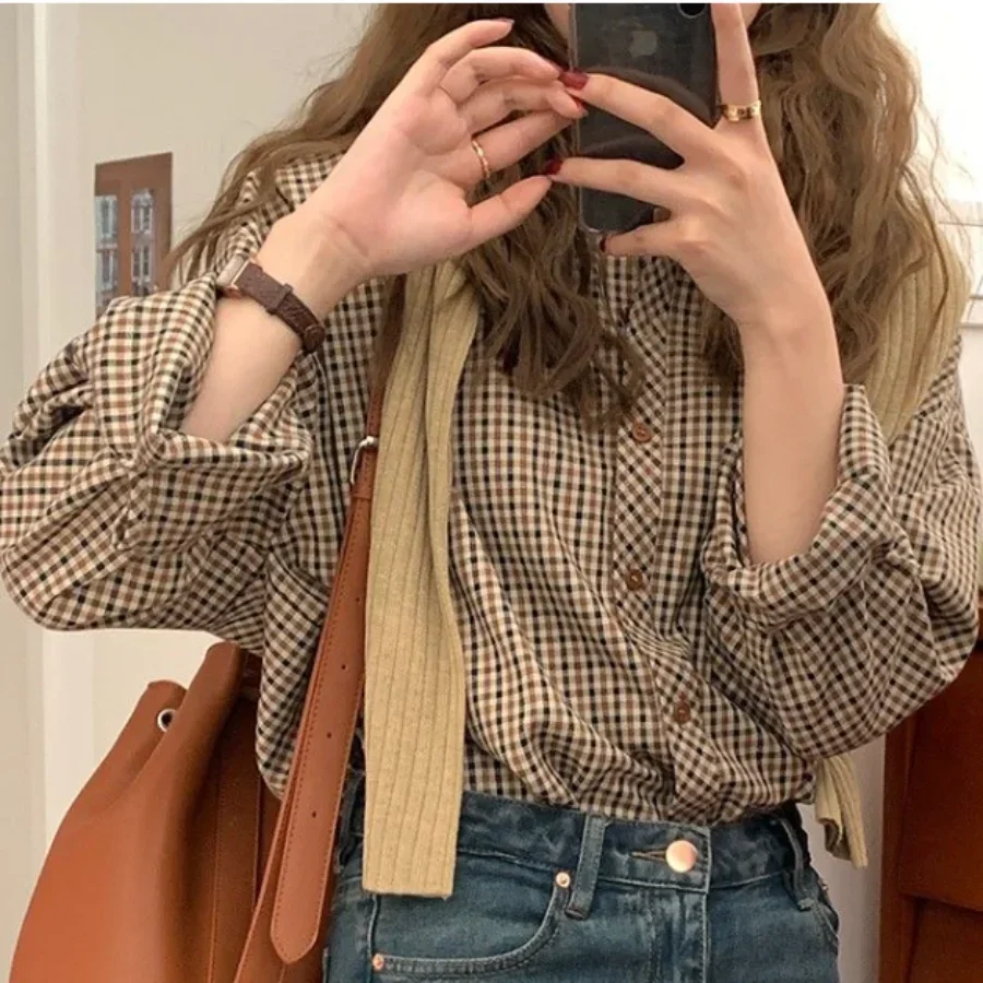 Plaid Shirt for Women's Autumn - Christmas Throw Blanket 리뷰 및 가격