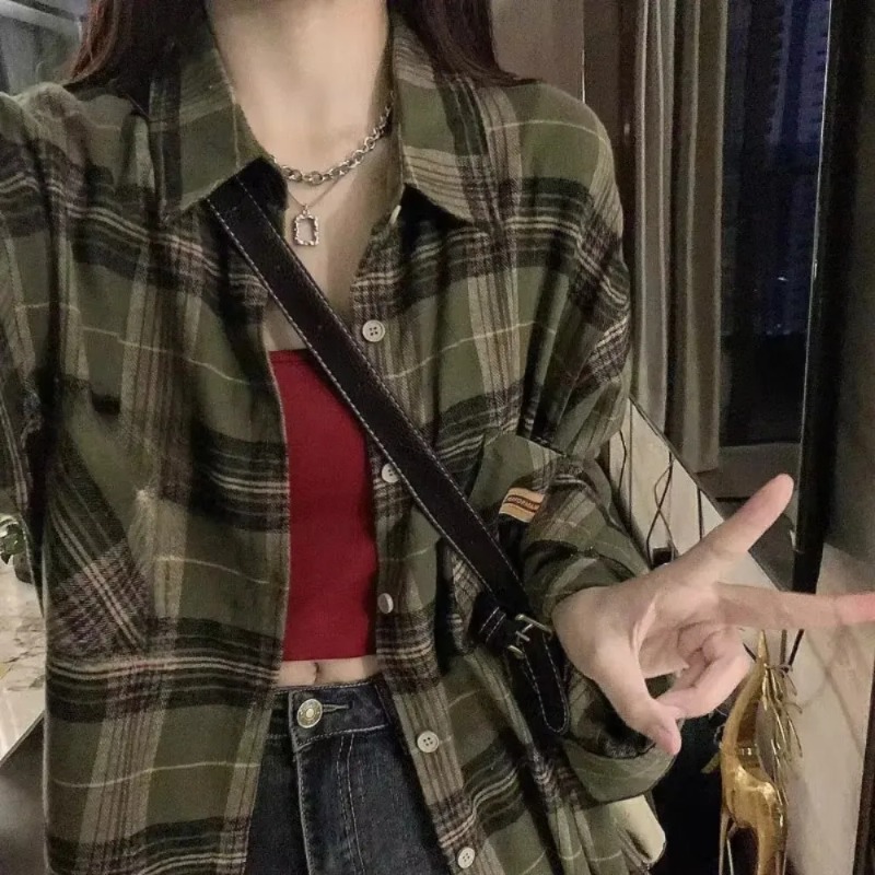 Plaid Shirt for Women's Autumn - Christmas Throw Blanket 리뷰 및 가격
