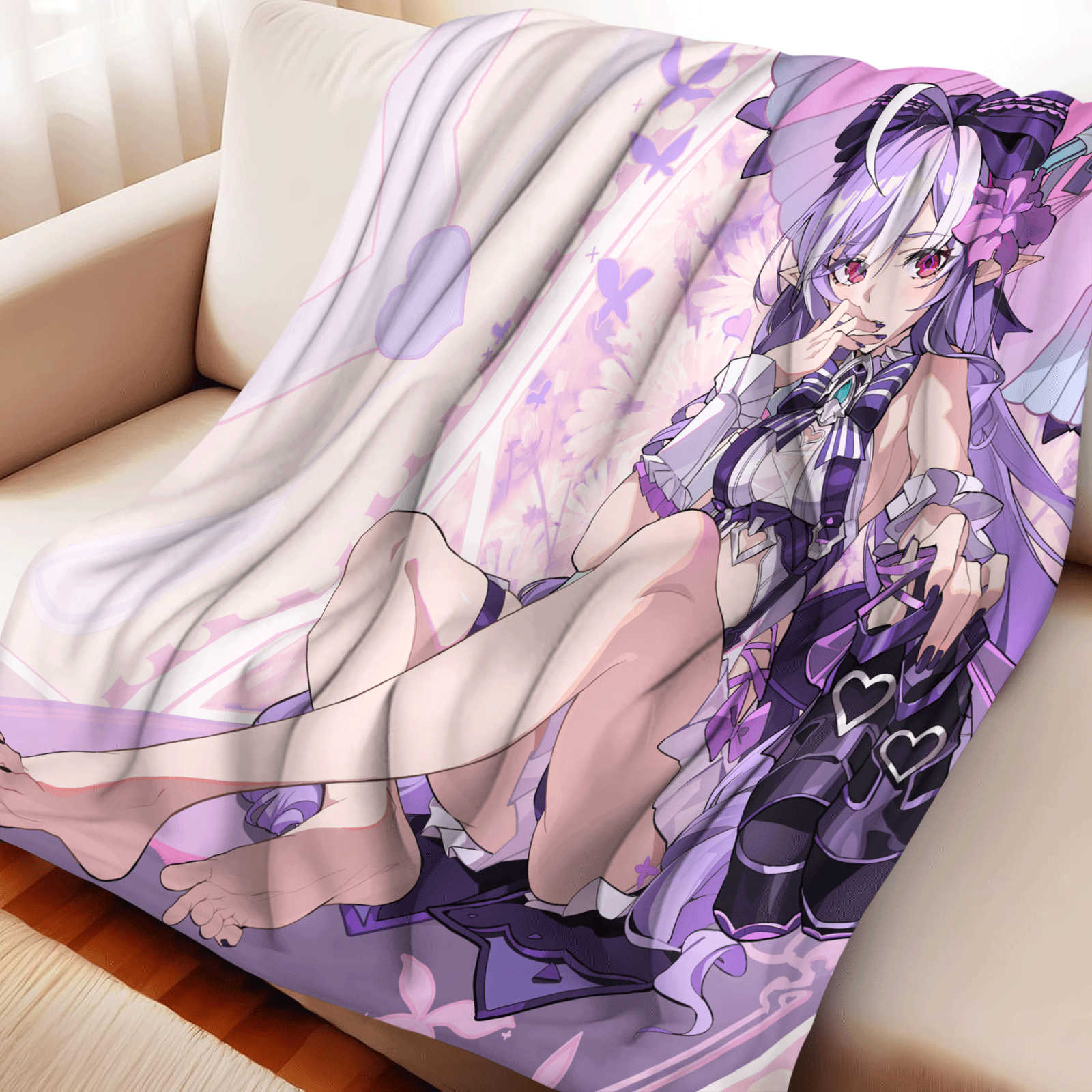 Cartoon Zenless Zone Zero  Fla - Christmas Throw Blanket 리뷰 및 가격