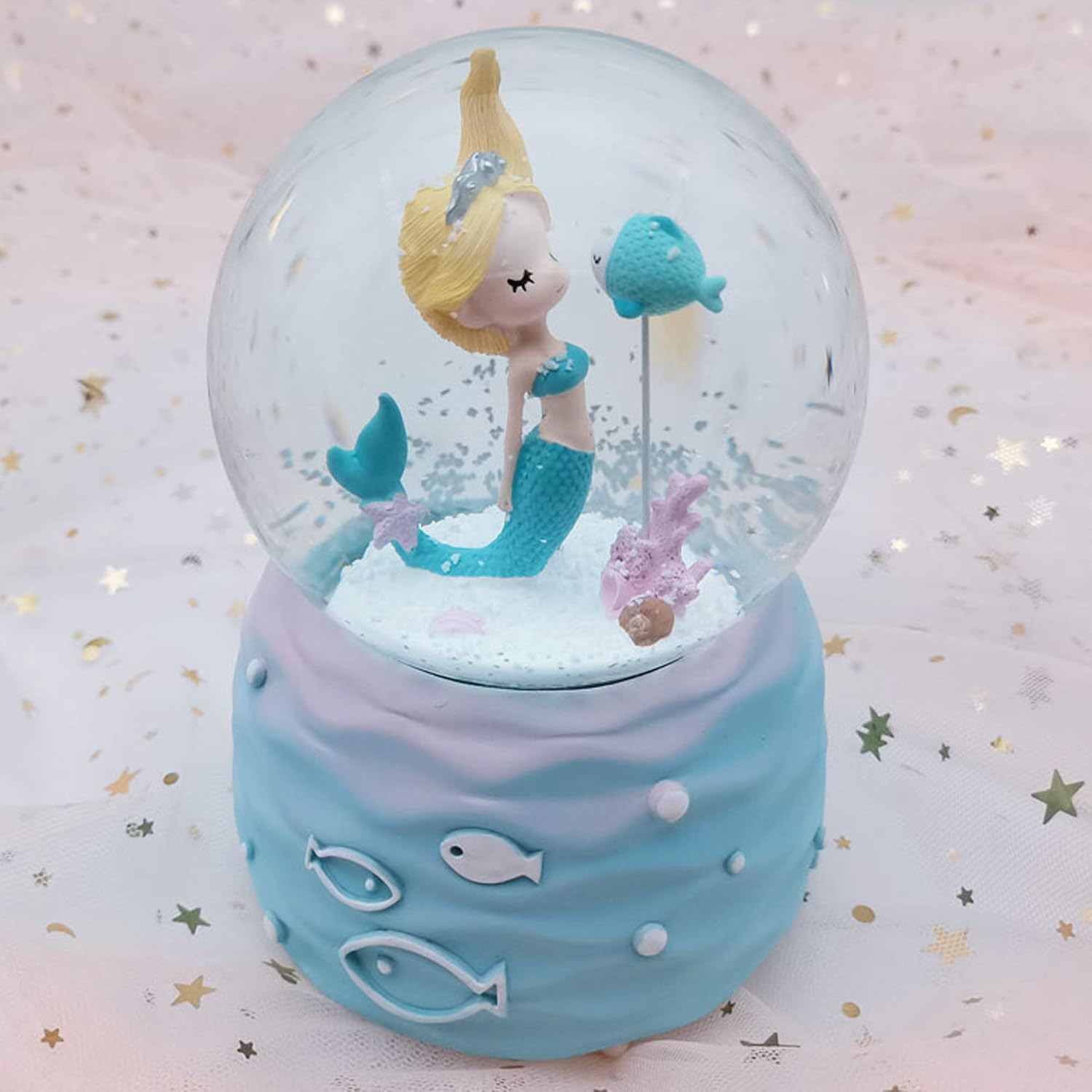 Mermaid Snow Globe Music Box w - Snow Globe Musical 리뷰 및 가격
