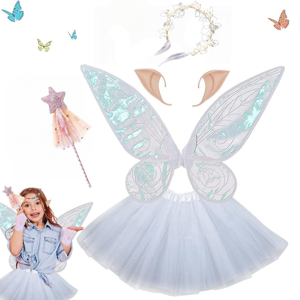 Princess Butterfly Fairy Wing  - Elf Costume Christmas 리뷰 및 가격