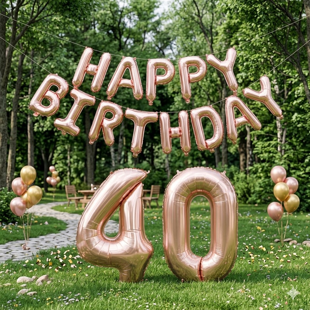Happy Birthday 32Inch Number F - Tinsel Garland Decoration 리뷰 및 가격