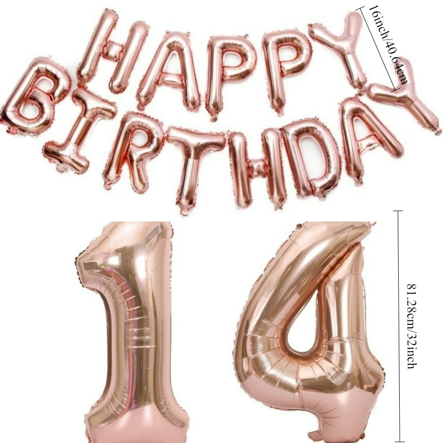 Happy Birthday 32Inch Number F - Tinsel Garland Decoration 리뷰 및 가격