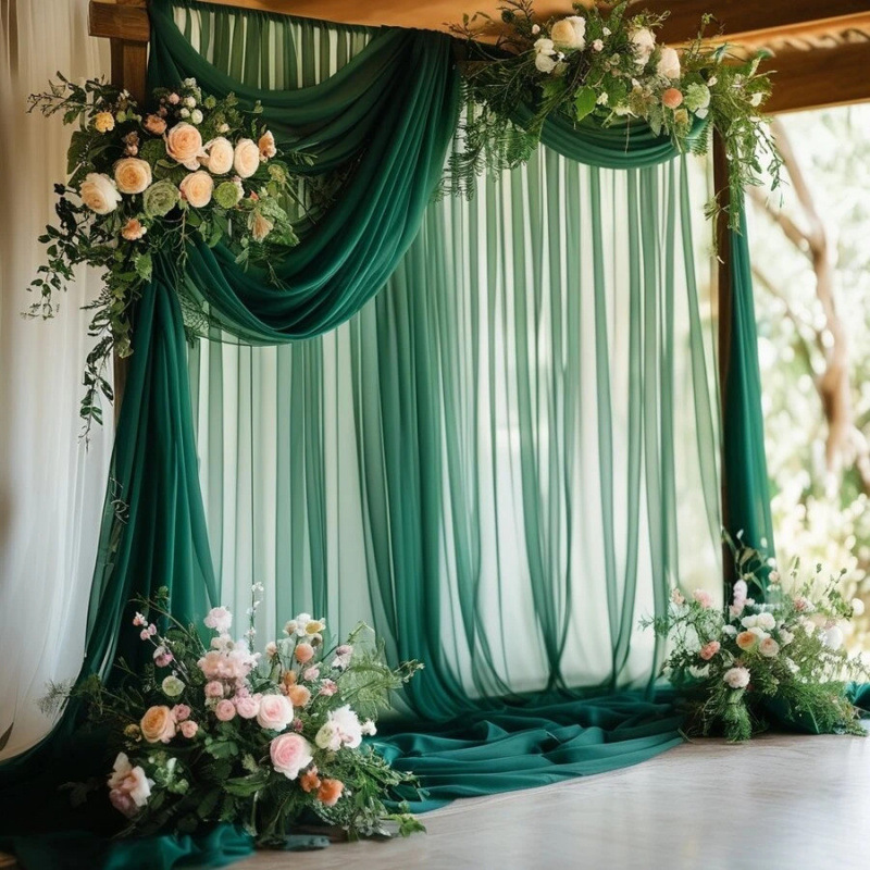 DIY Decor Dark Green Backdrop  - Christmas Table Runner 리뷰 및 가격