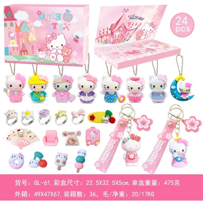 24pcs Cartoon Sanrios Anime He - Advent Calendar Gift 리뷰 및 가격