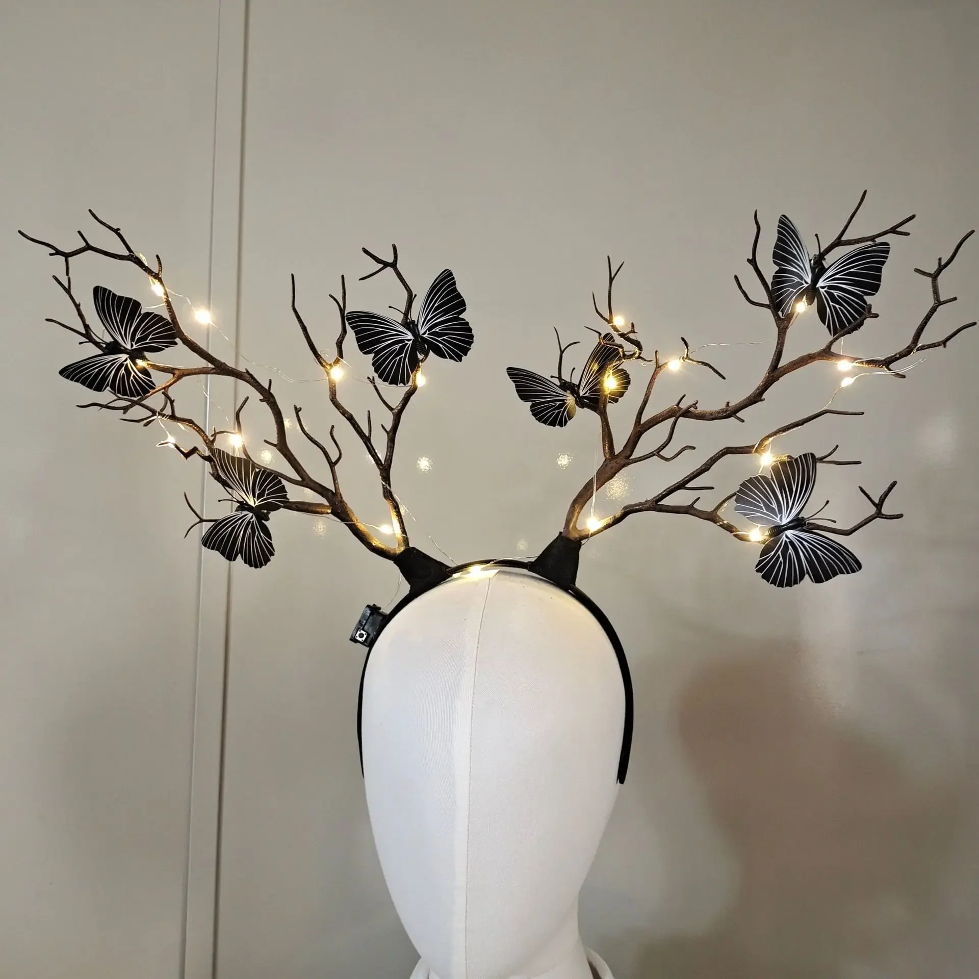 Women Girls Light Up Glowing R - Reindeer Antlers Headband 리뷰 및 가격