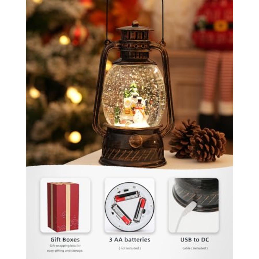 Christmas Decorations Snow Glo - Snow Globe Musical 리뷰 및 가격