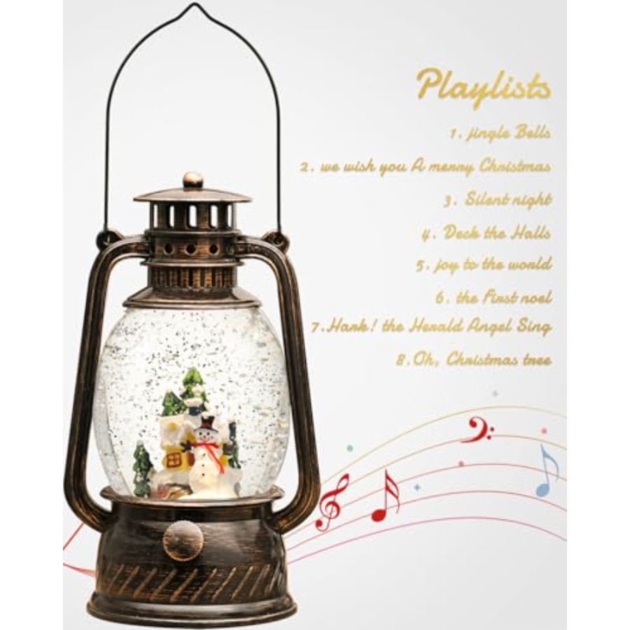 Christmas Decorations Snow Glo - Snow Globe Musical 리뷰 및 가격