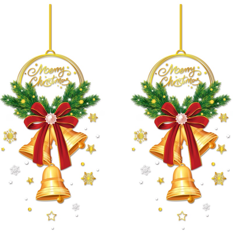 Gold Christmas Tree Snowflake  - Snowflake Window Decal 리뷰 및 가격