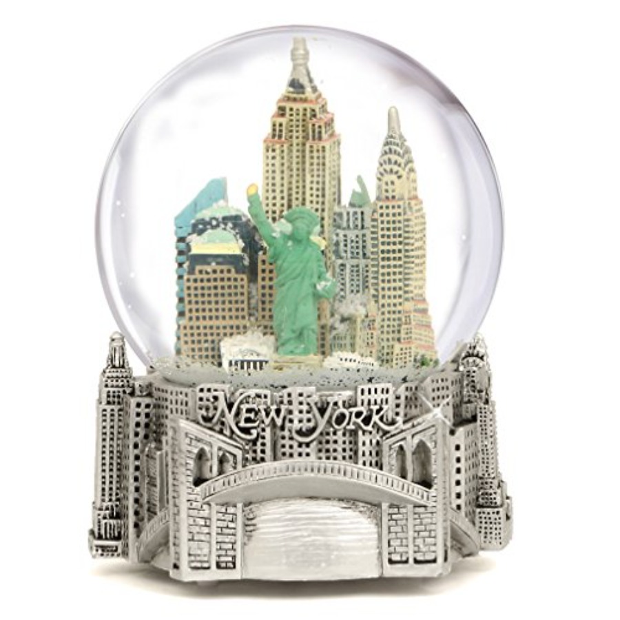Silver Musical New York City S - Snow Globe Musical 리뷰 및 가격