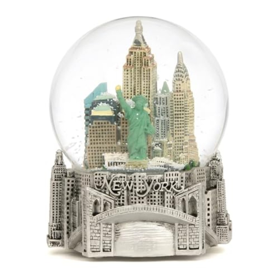 Silver Musical New York City S - Snow Globe Musical 리뷰 및 가격