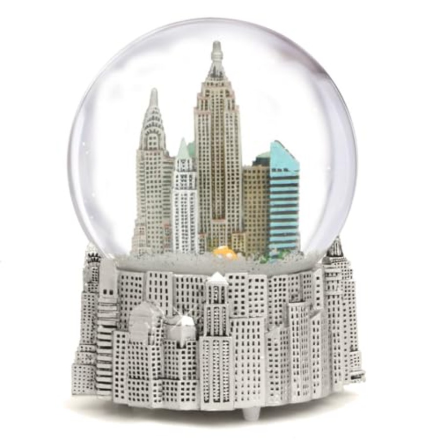 Silver Musical New York City S - Snow Globe Musical 리뷰 및 가격