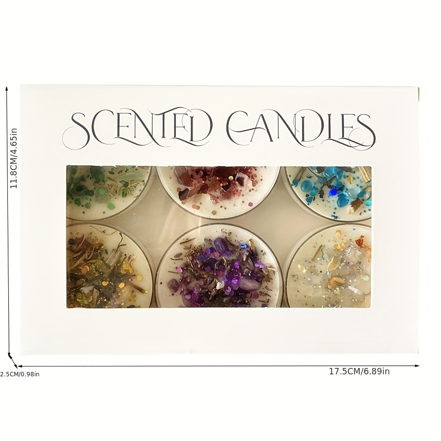 Set of 6 Scented Candles Fragr - Holiday Candle Set 리뷰 및 가격