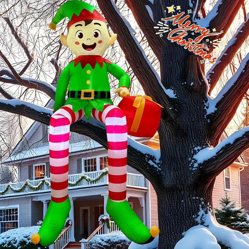 8FT Christmas Inflatables Sitt - Christmas Lights Outdoor 리뷰 및 가격