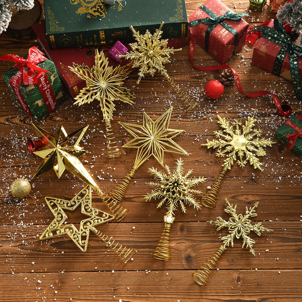 Gold Glitter Metal Tree Topper - Star Tree Topper 리뷰 및 가격