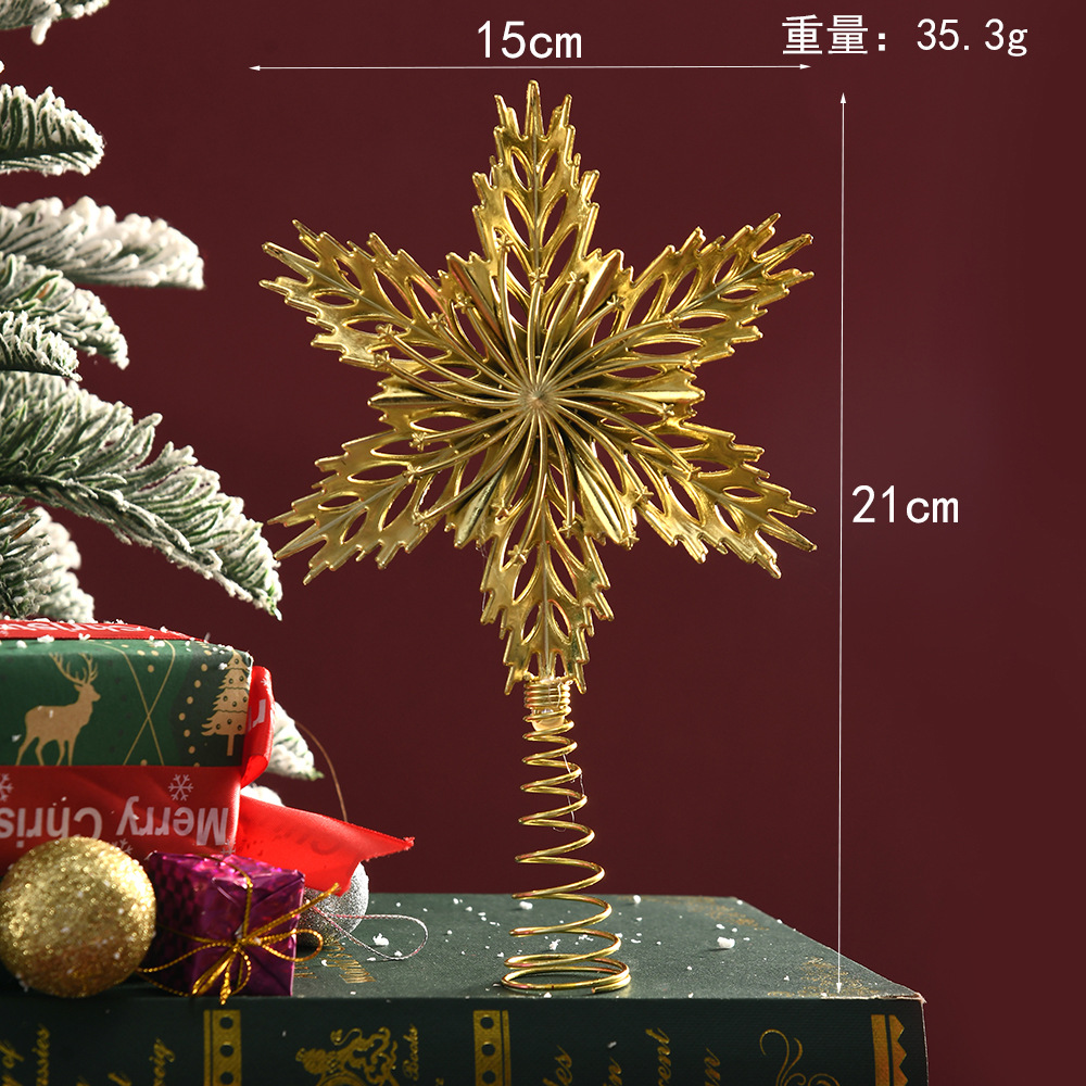 Gold Glitter Metal Tree Topper - Star Tree Topper 리뷰 및 가격