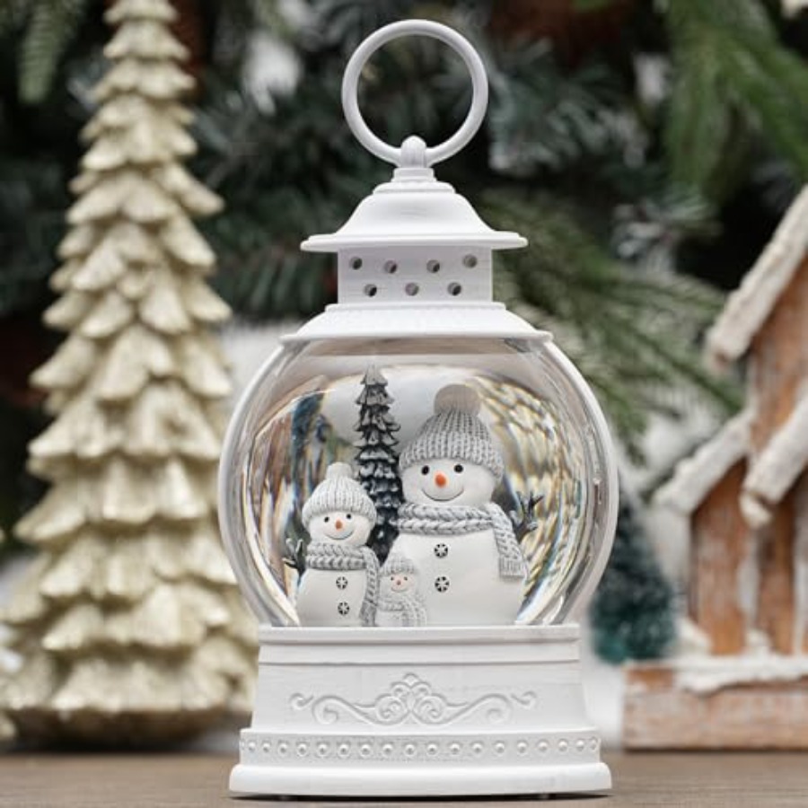 Christmas Snow Globe Lantern M - Snow Globe Musical 리뷰 및 가격