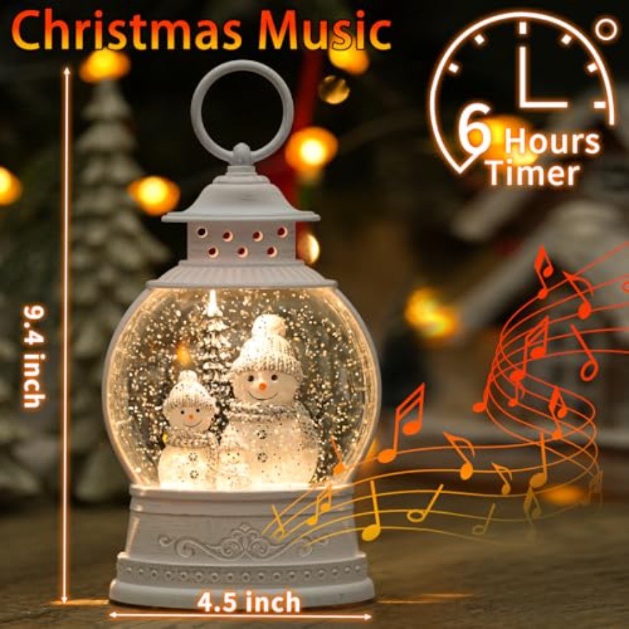 Christmas Snow Globe Lantern M - Snow Globe Musical 리뷰 및 가격