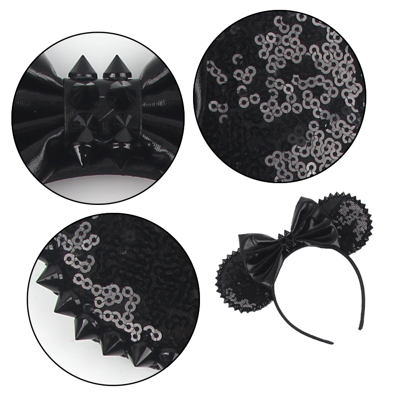 NEW Halloween Mouse Ears Headb - Ribbon Bow Gift 리뷰 및 가격