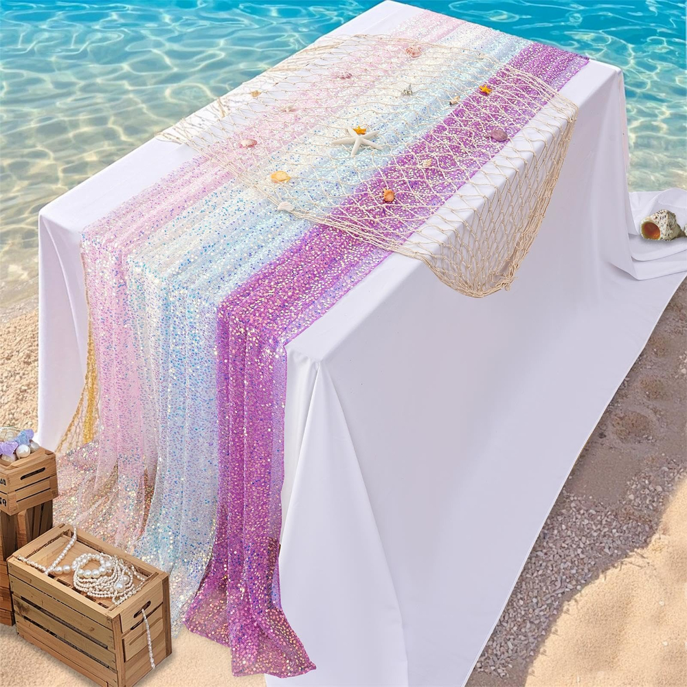 1 Pack Sequin Table Runner Spa - Christmas Table Runner 리뷰 및 가격