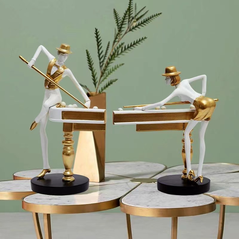 Nordic Billiard Resin Ornament - Nutcracker Figurine 리뷰 및 가격