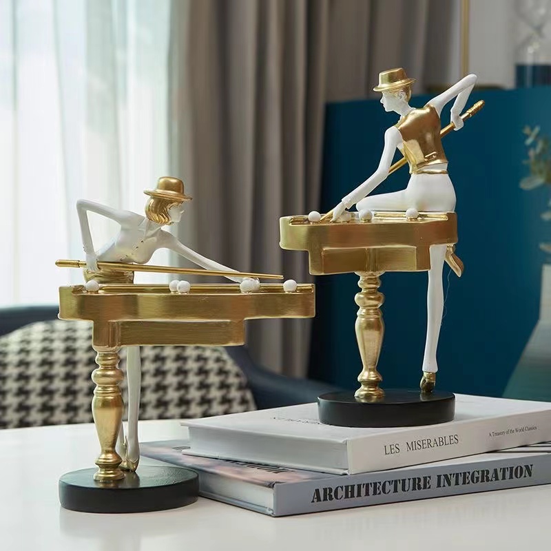 Nordic Billiard Resin Ornament - Nutcracker Figurine 리뷰 및 가격