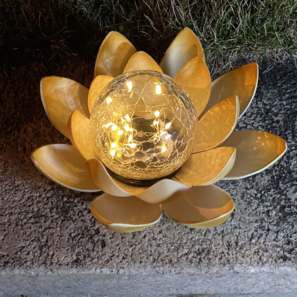 Lotus Shaped Garden Solar Ligh - Christmas Lights Outdoor 리뷰 및 가격