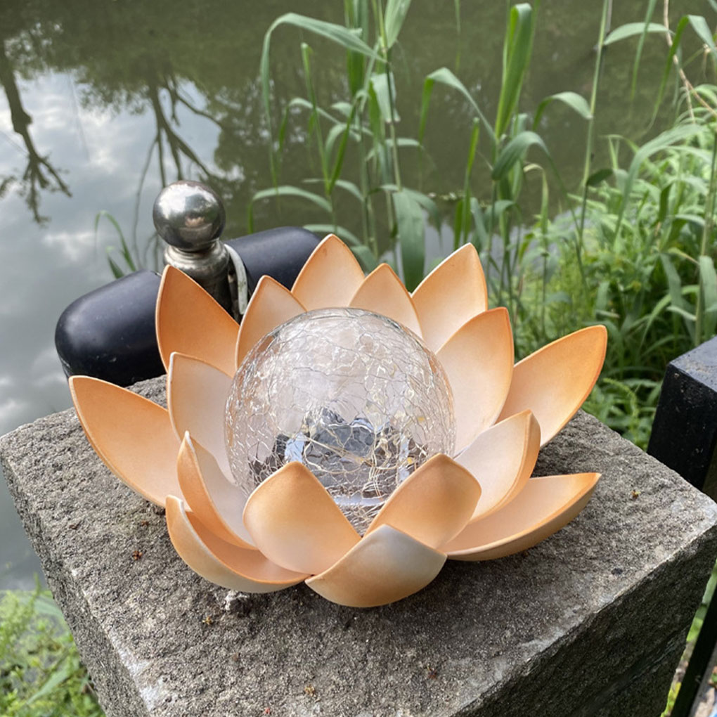 Lotus Shaped Garden Solar Ligh - Christmas Lights Outdoor 리뷰 및 가격