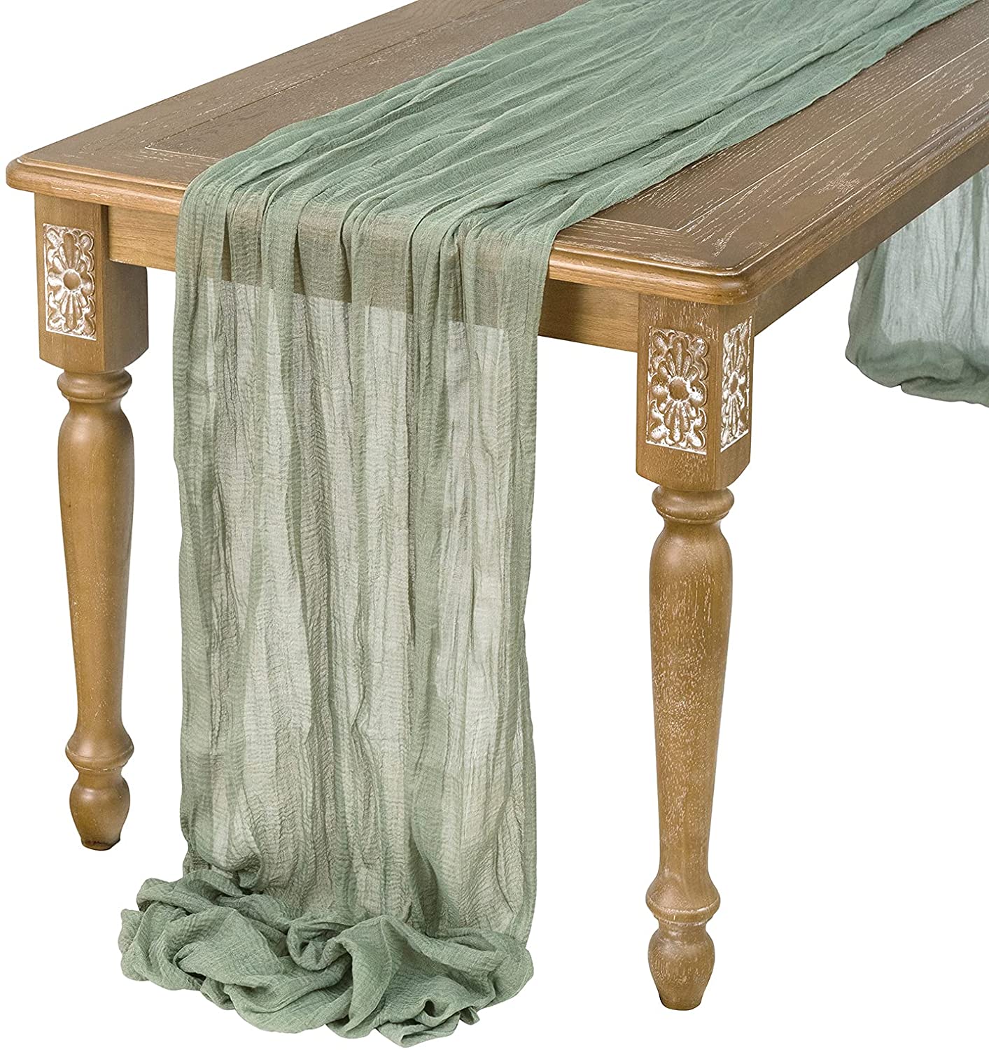 Semi-Sheer Gauze Wedding Party - Christmas Table Runner 리뷰 및 가격
