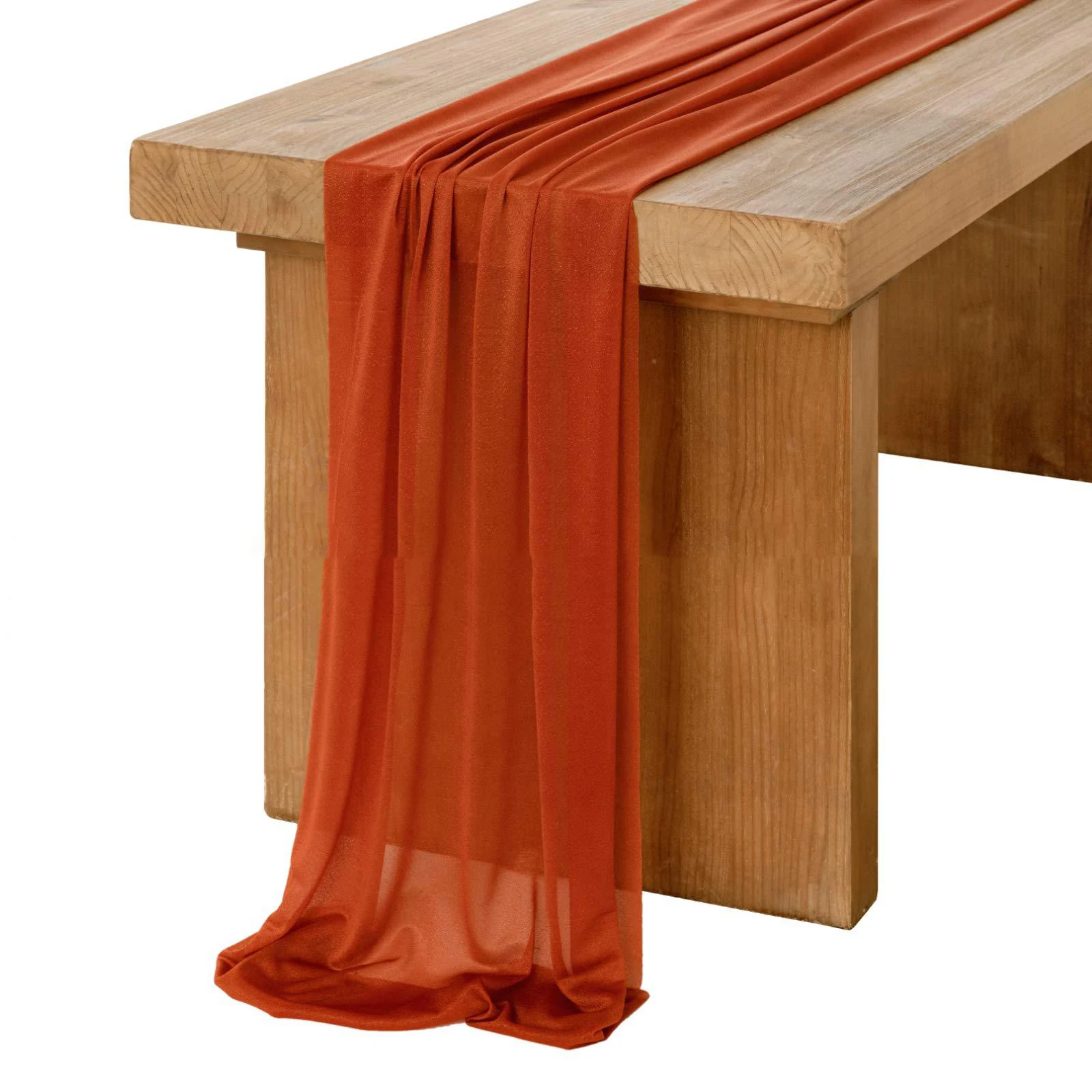 Chiffon White Table Runner Tab - Christmas Table Runner 리뷰 및 가격