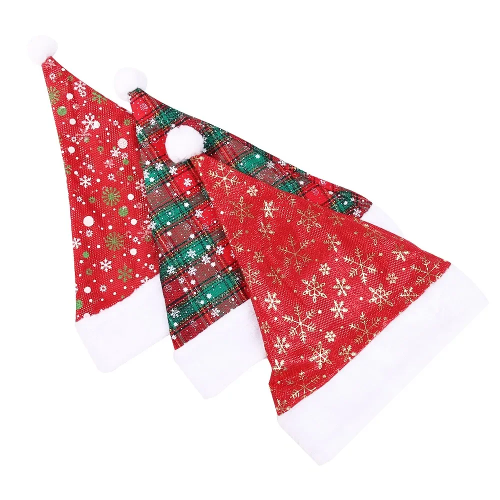 Thick Christmas Hat Red Checke - Santa Hat Plush 리뷰 및 가격