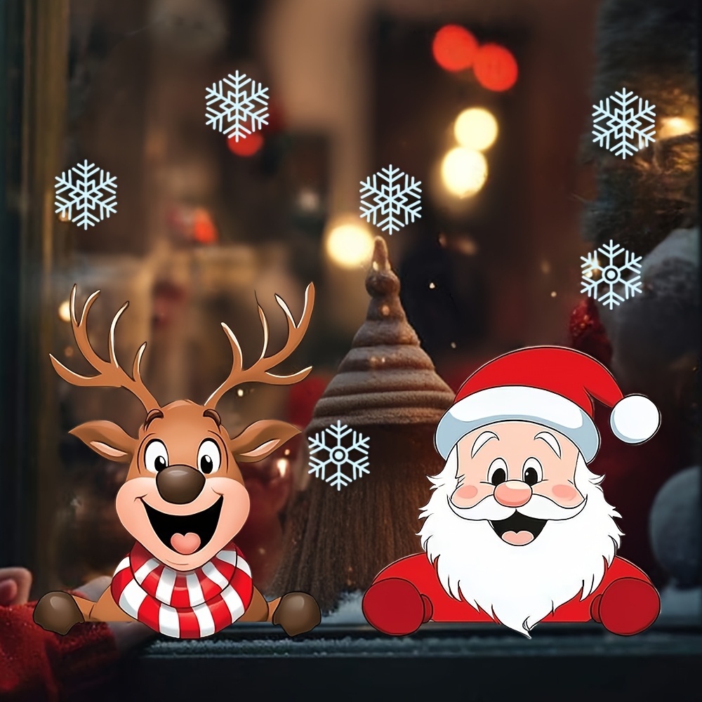 Festive Christmas Window Stick - Snowflake Window Decal 리뷰 및 가격