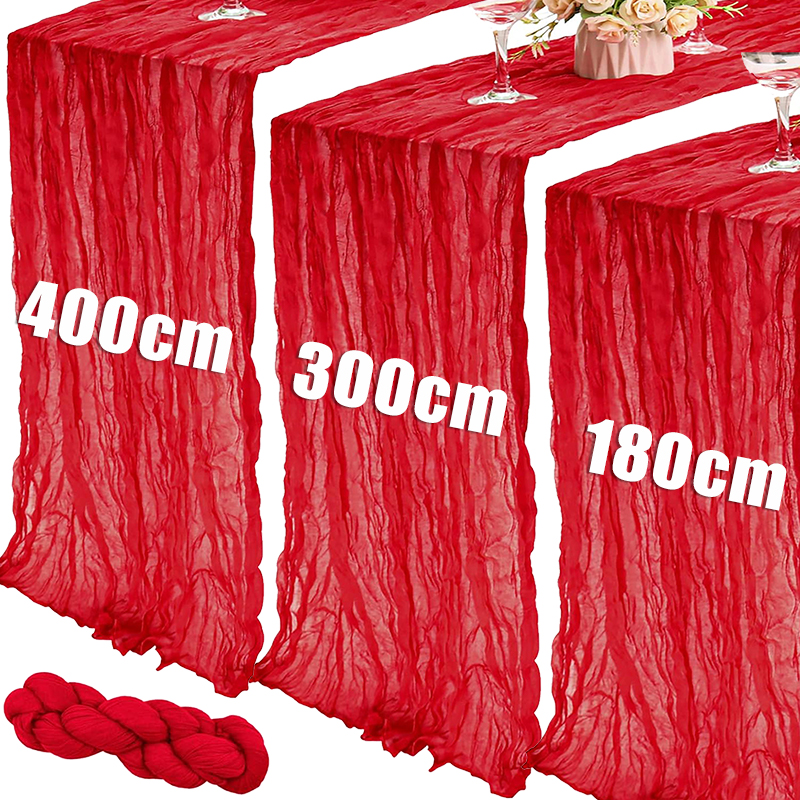 1.8/3/4M Long Red Table Runner - Christmas Table Runner 리뷰 및 가격