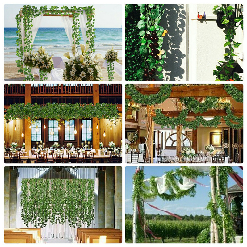 2.3m Silk Leaves Fake Creeper  - Led Fairy String Lights 리뷰 및 가격