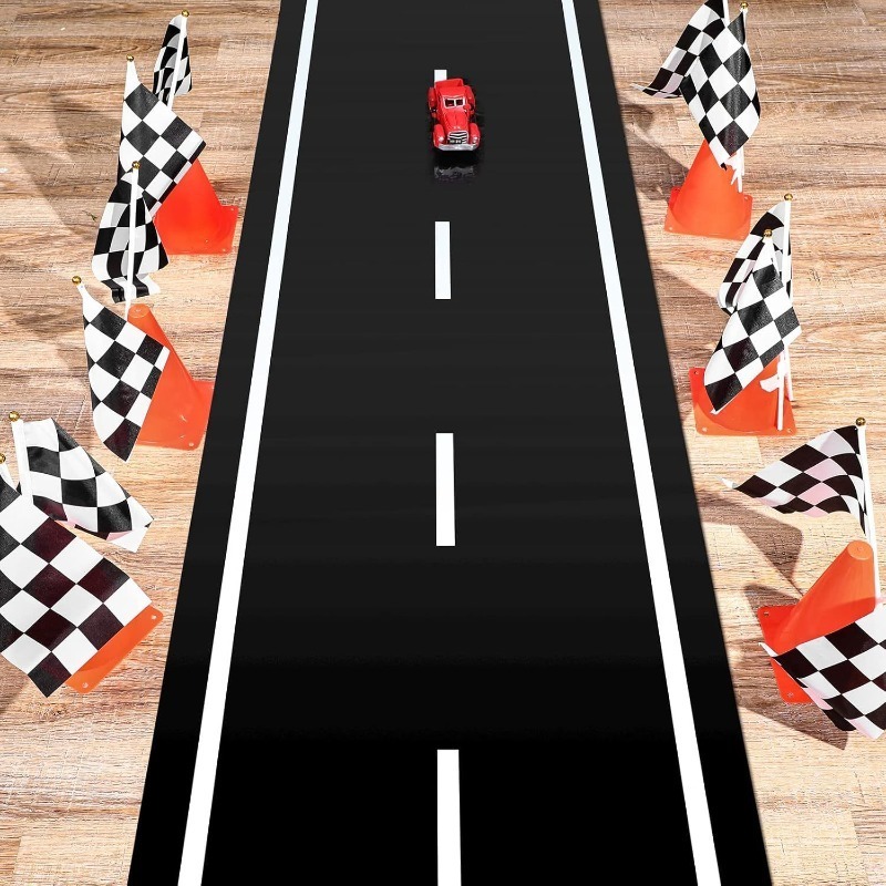 Race Car Racetrack Table Runne - Christmas Table Runner 리뷰 및 가격