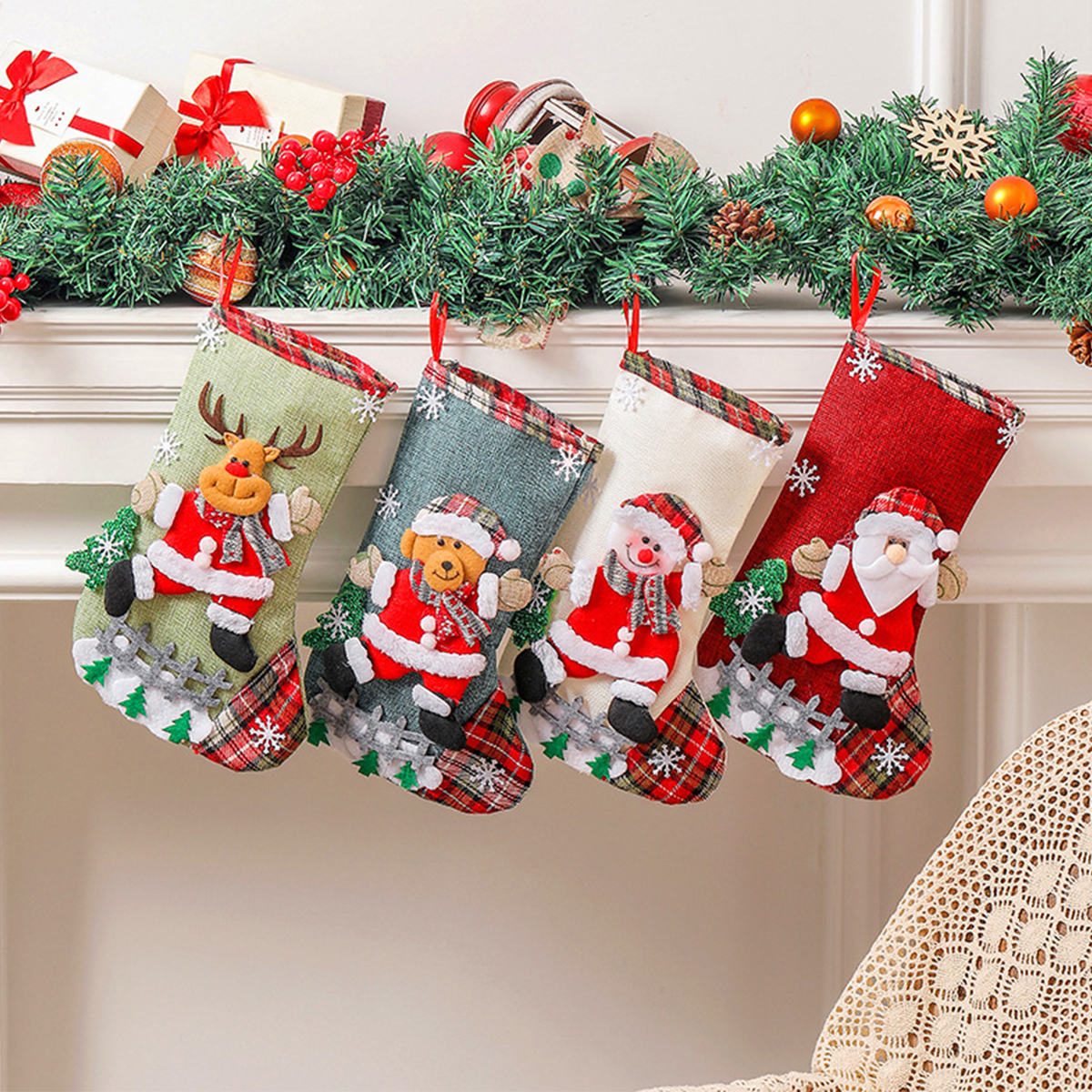 Christmas Stockings Cute Large - Christmas Stocking Hanging 리뷰 및 가격