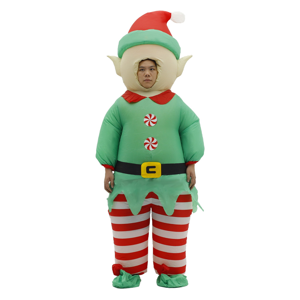 Christmas Elf Inflatable Costu - Elf Costume Christmas 리뷰 및 가격