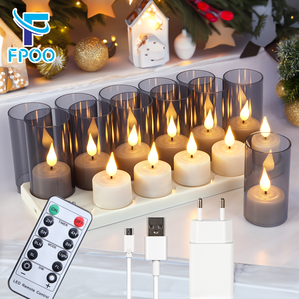 LED Candle Light Rechargeable  - Holiday Candle Set 리뷰 및 가격