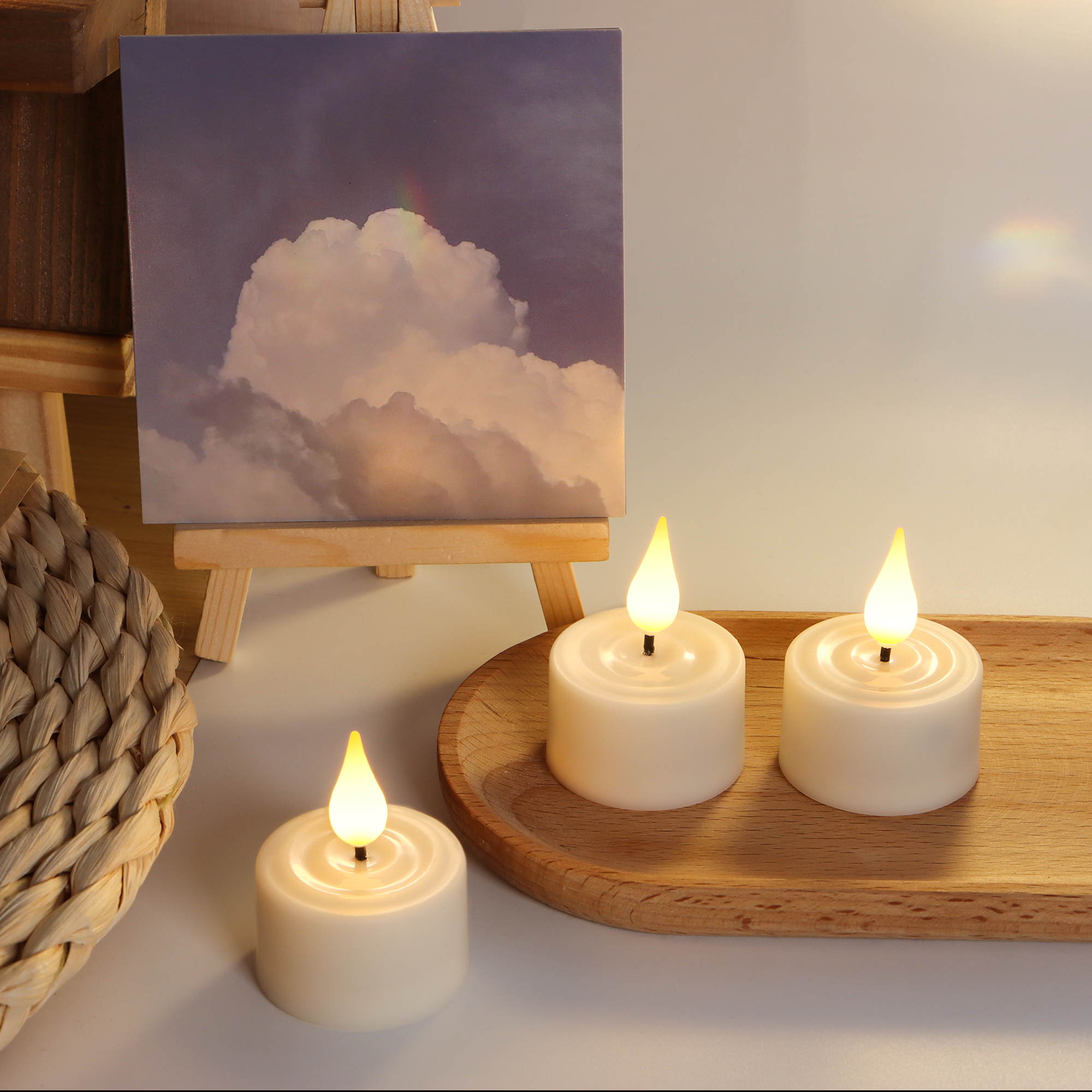 LED Candle Light Rechargeable  - Holiday Candle Set 리뷰 및 가격