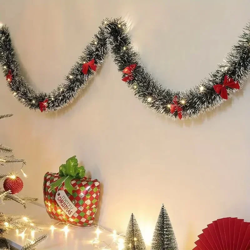 LED Christmas Tinsel Garland A - Tinsel Garland Decoration 리뷰 및 가격