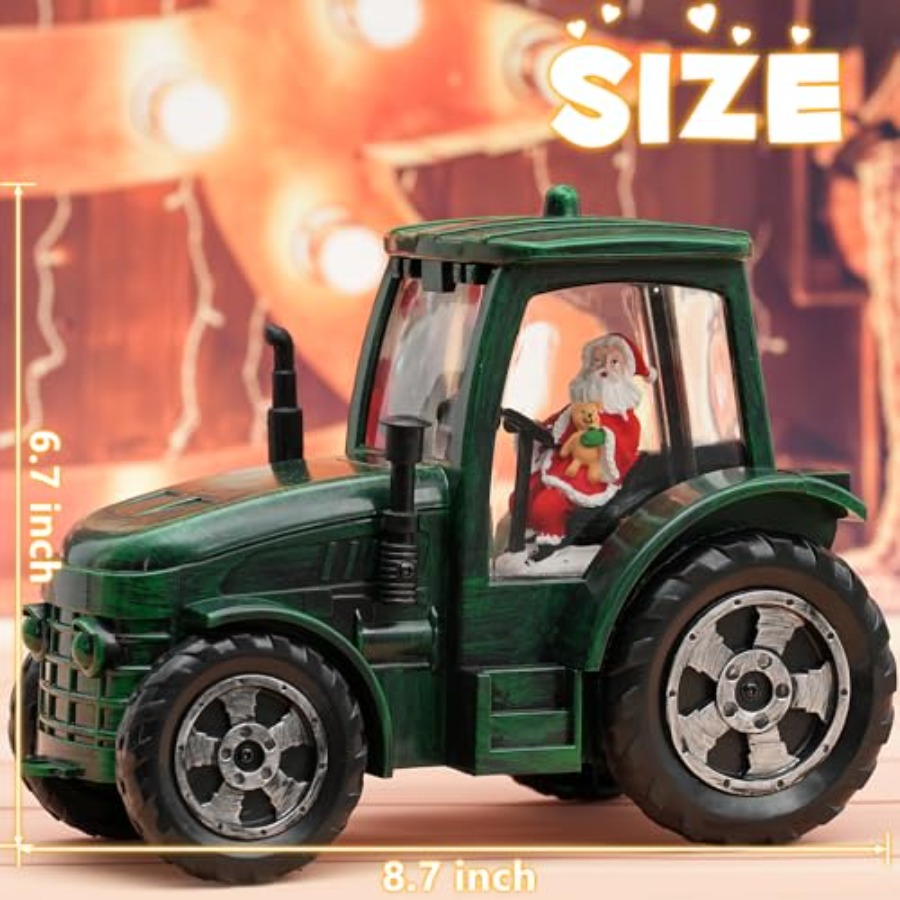 Christmas Snow Globe Tractor S - Snow Globe Musical 리뷰 및 가격