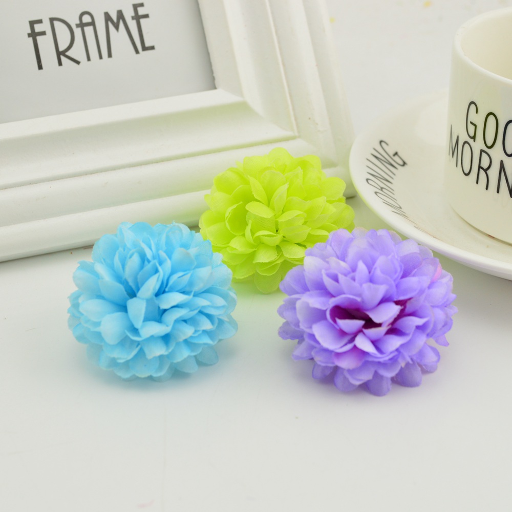 200PCS 5CM Silk Chrysanthemum  - Christmas Wreath Fake 리뷰 및 가격