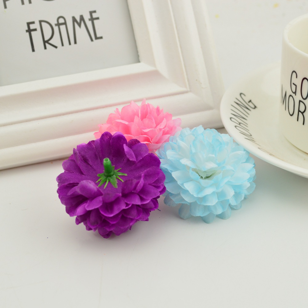 200PCS 5CM Silk Chrysanthemum  - Christmas Wreath Fake 리뷰 및 가격