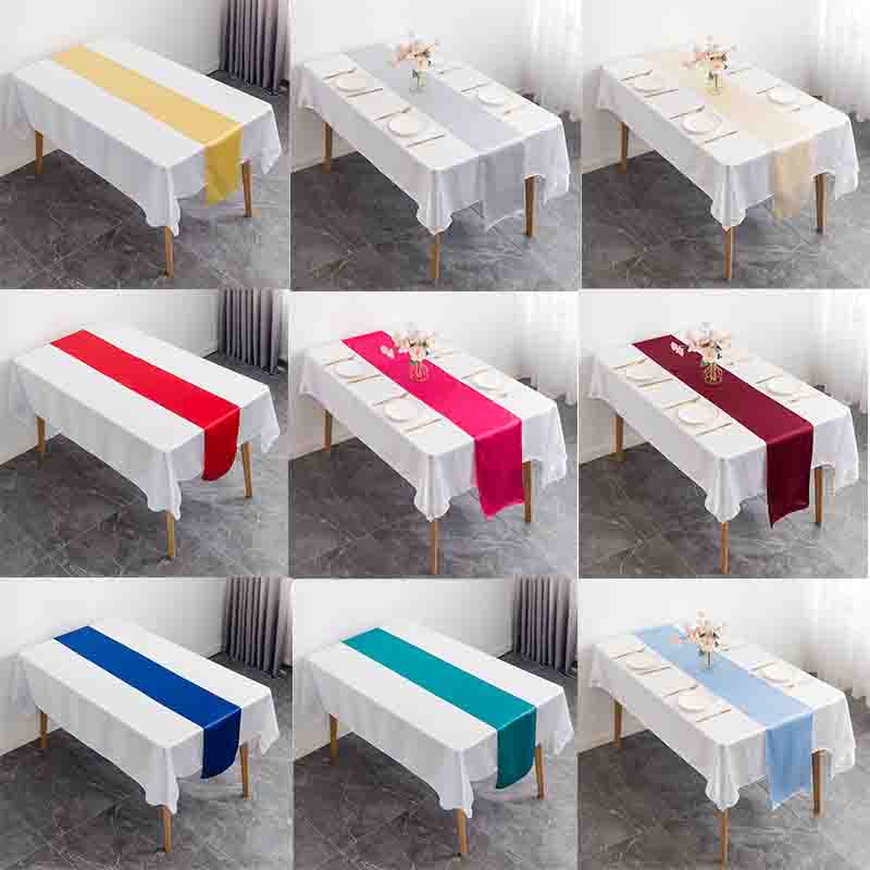 12x108 Inch Satin Wedding Tabl - Christmas Table Runner 리뷰 및 가격
