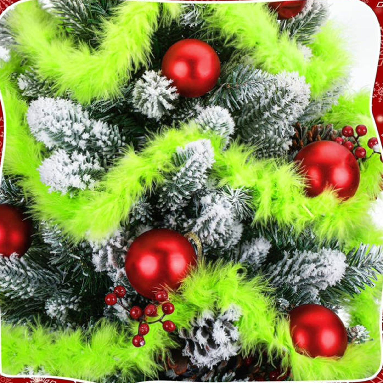 Christmas Garland 3 PCS 20 Fee - Tinsel Garland Decoration 리뷰 및 가격
