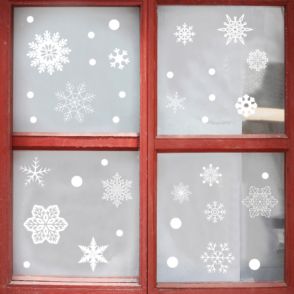 37PCS Gift Xmas Festival Suppl - Snowflake Window Decal 리뷰 및 가격