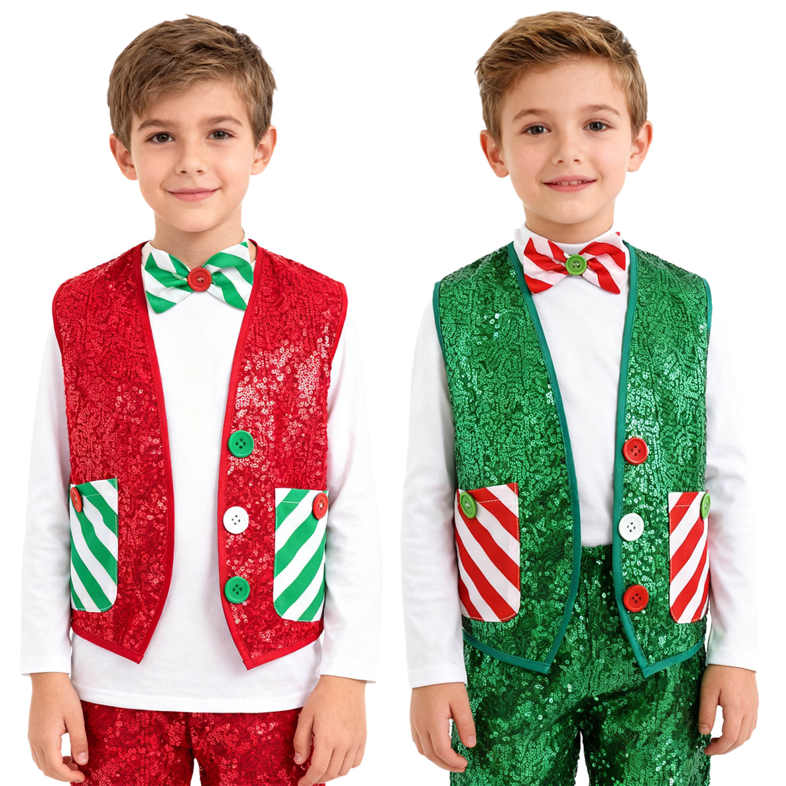 Boys Girls Christmas Shiny Seq - Elf Costume Christmas 리뷰 및 가격
