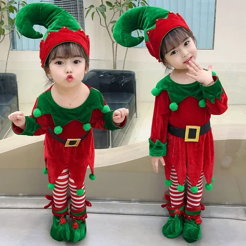Fancy New Year Green Santa Cla - Elf Costume Christmas 리뷰 및 가격