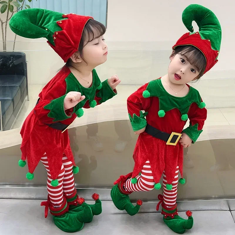Fancy New Year Green Santa Cla - Elf Costume Christmas 리뷰 및 가격
