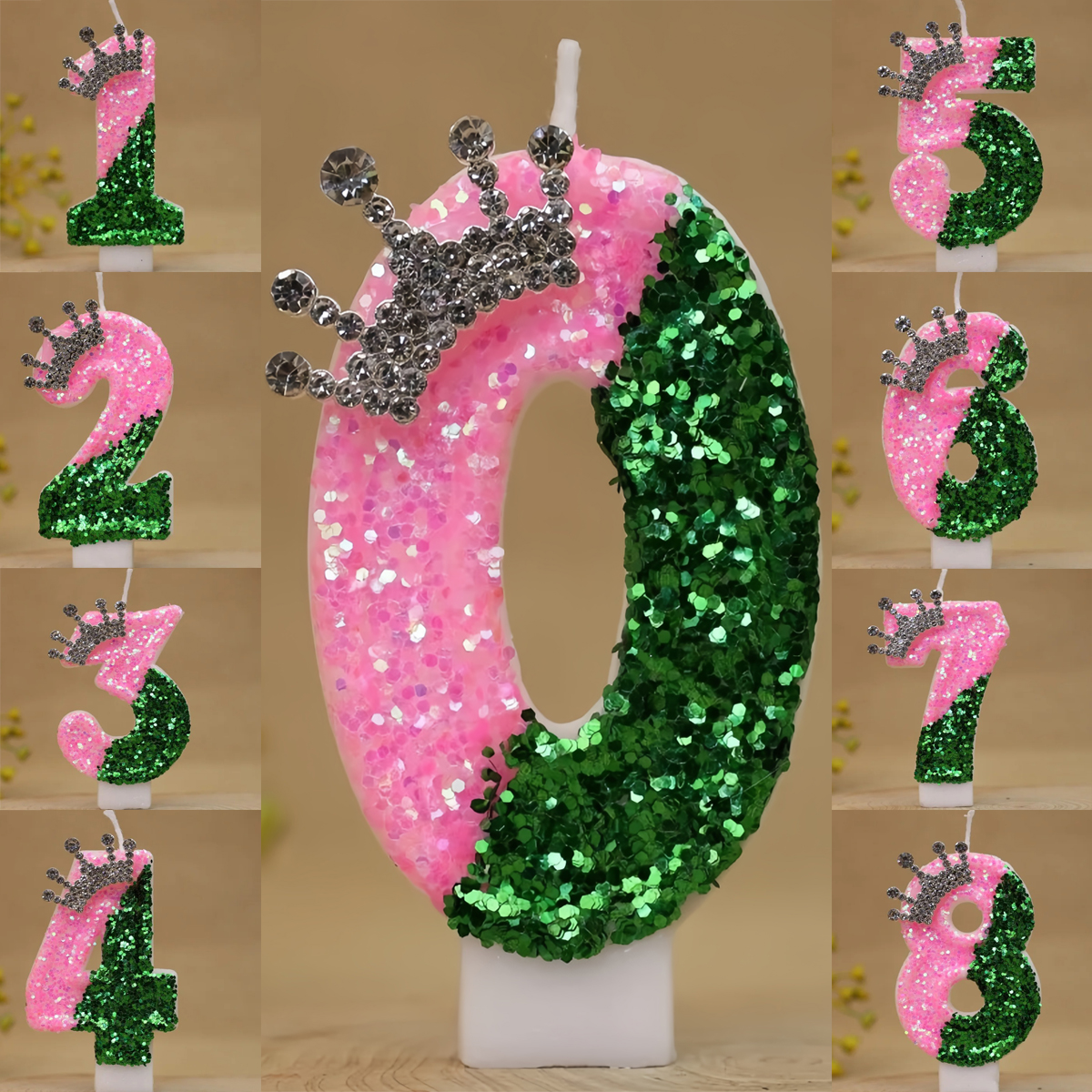 Sparkling Light Green Princess - Holiday Candle Set 리뷰 및 가격